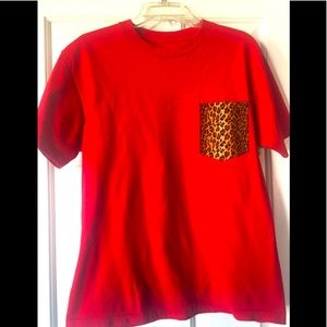 Cheetah Print Pocket Shirt